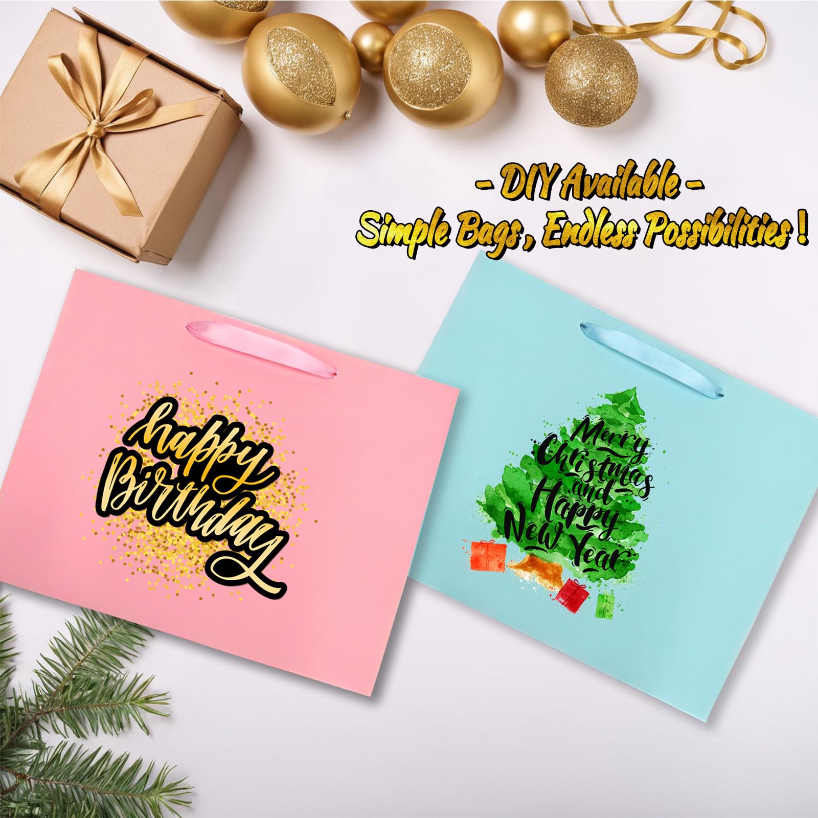 WrapNGo ambiente de fiesta con bolsas como envoltorio atractivo y reutilizable