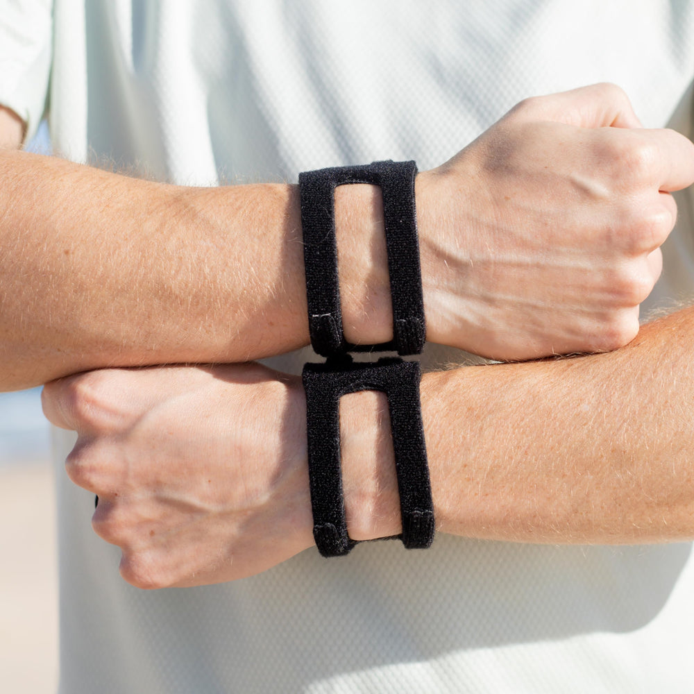 WristWidget cierre ajustable resaltando facilidad de ajuste y seguridad