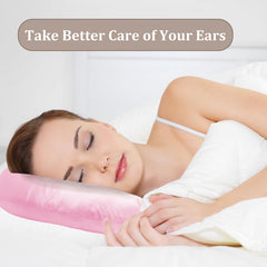 Wuronsa almohada junto a una mano para comparar tamaño y escala