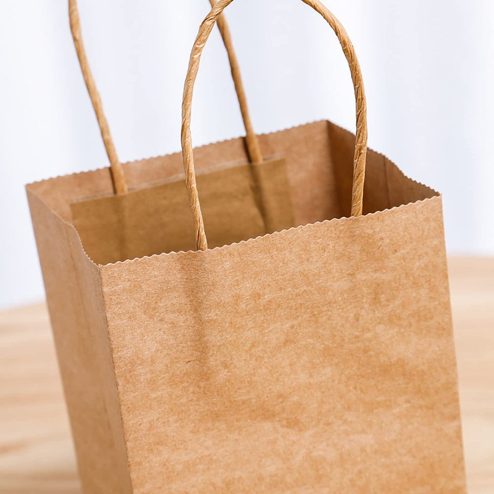 WUWEOT bolsa kraft decorada para evento demostrando versatilidad y estilo