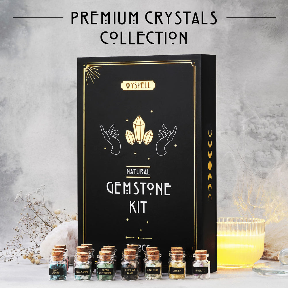Wyspell rejilla de cristales en altar, muestra combinaciones estéticas prácticas