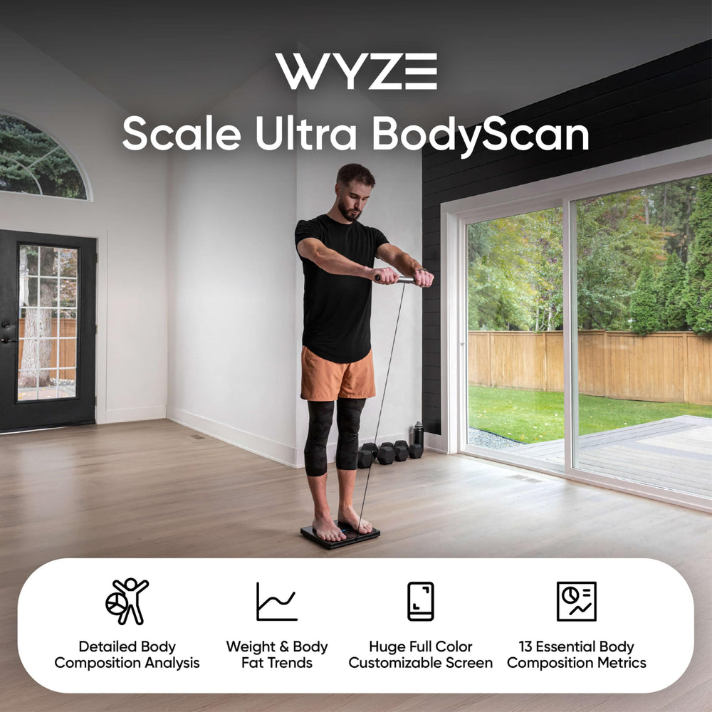 WYZE SCALE asa con electrodos, detalle que mejora la precisión segmental