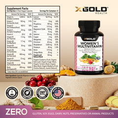 X Gold Health cápsulas detalle textura y fácil de tragar