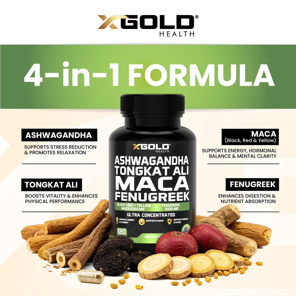 X Gold Health cápsulas en mano, dosificación práctica y portátil