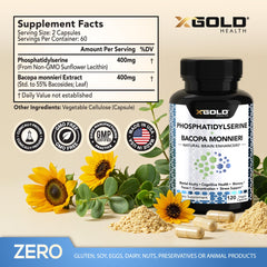Detalle de las cápsulas vegetales X Gold Health que destaca textura y pureza
