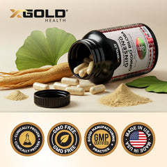 X Gold Health comparación de tamaño en mano para referencia de dosis