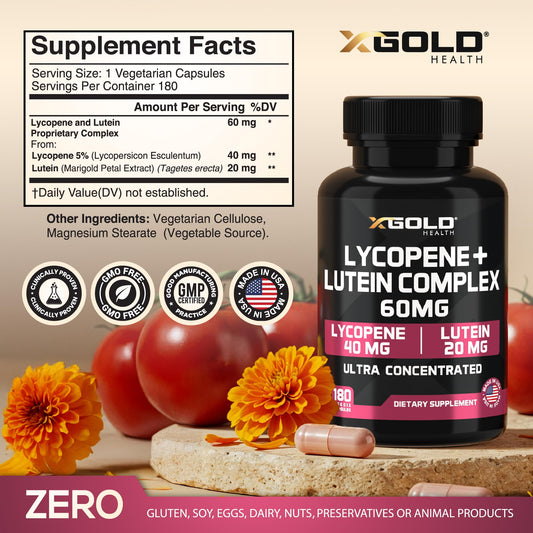 X Gold Health detalle de la etiqueta con ingredientes y ventaja de pureza