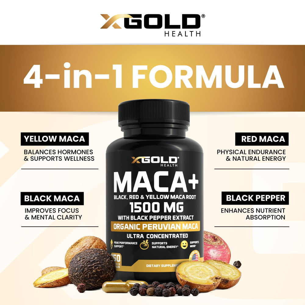X Gold Health detalle de etiqueta con ingredientes y certificaciones para confianza