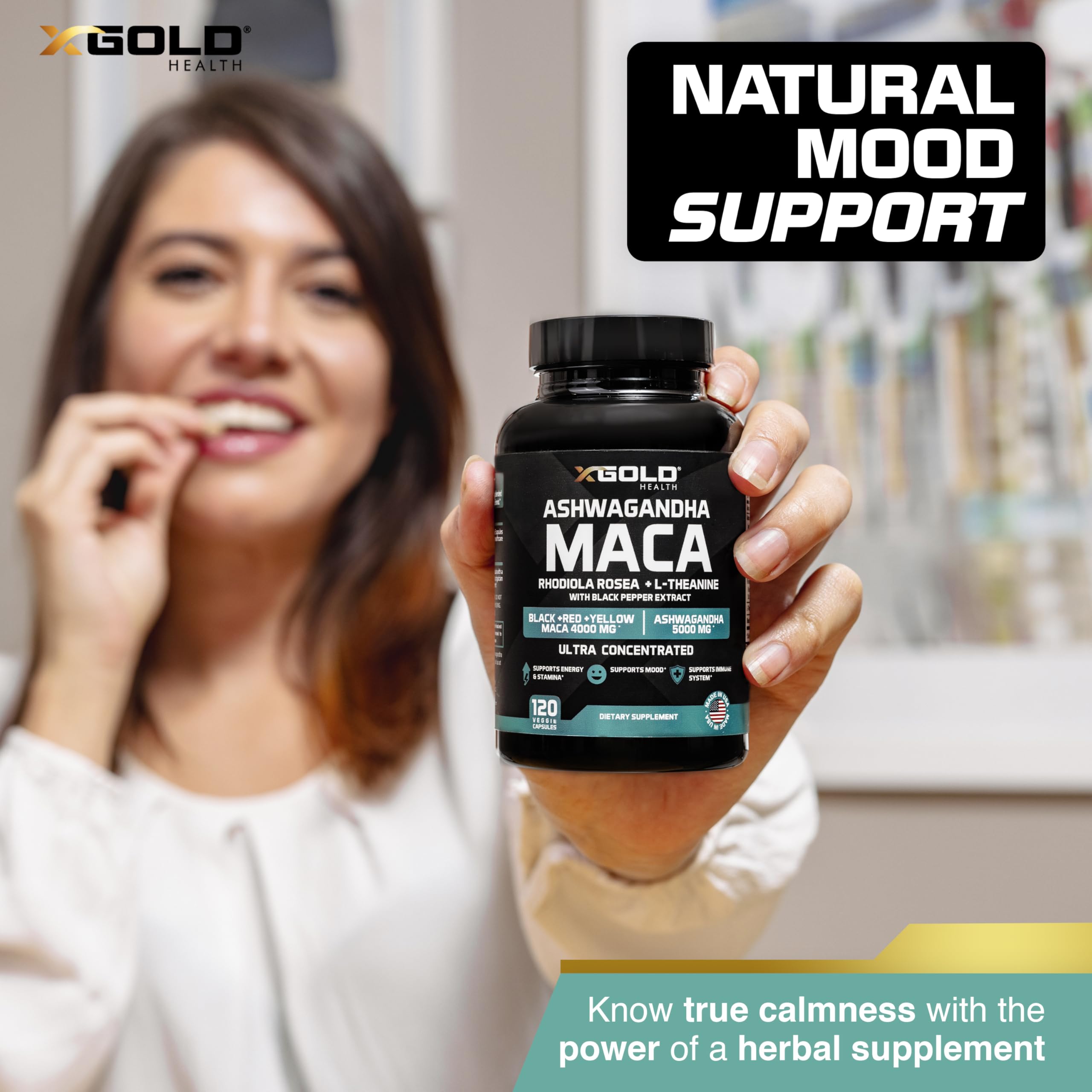X Gold Health producto en mesa de desayuno sugeriendo apoyo al ritmo diario