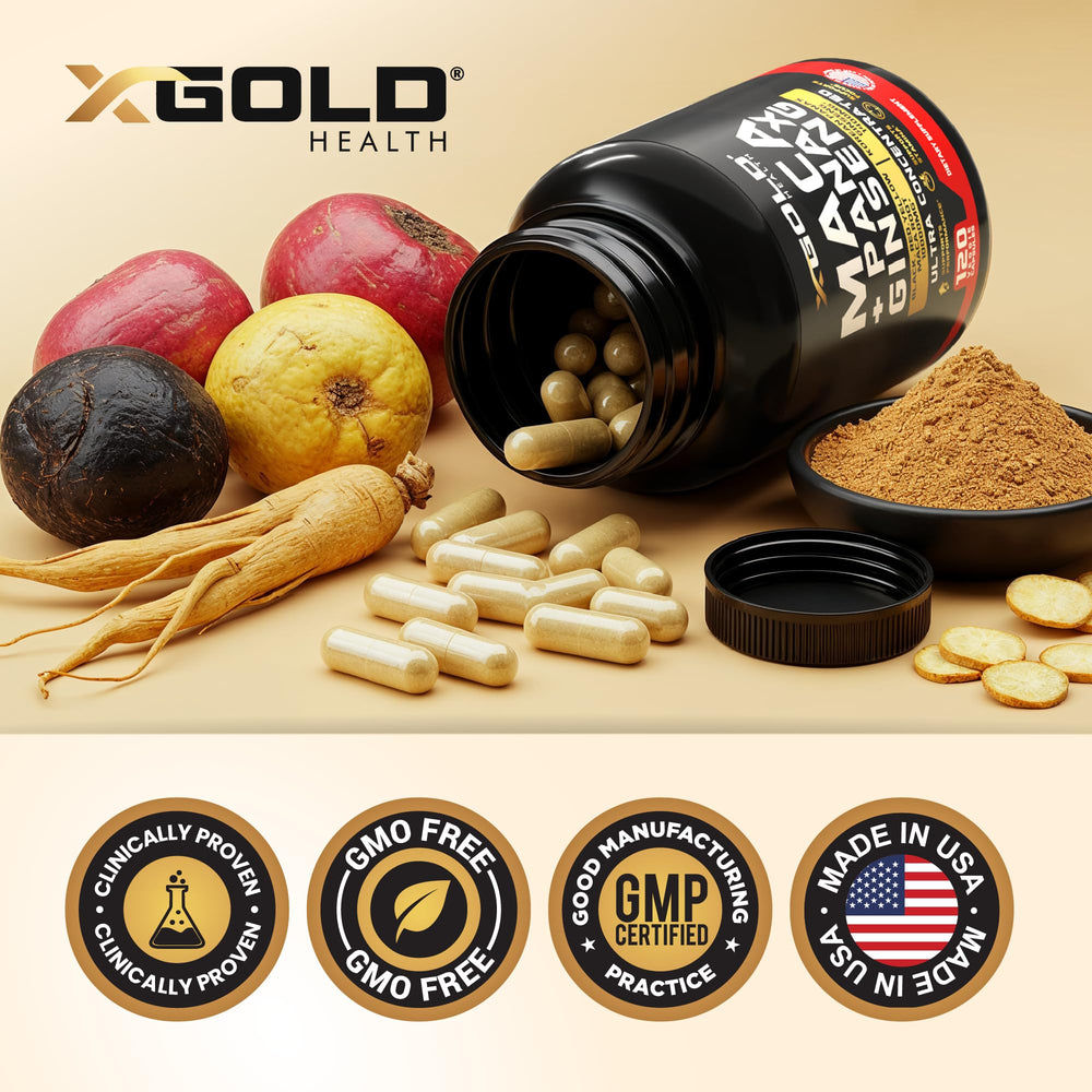 X Gold Health etiqueta nutricional y certificaciones para transparencia
