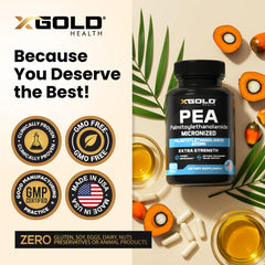 X Gold Health: cápsulas sobre plato blanco, fácil incorporación diaria