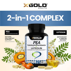 X Gold Health polvo micronizado de PEA, mayor biodisponibilidad visible en textura