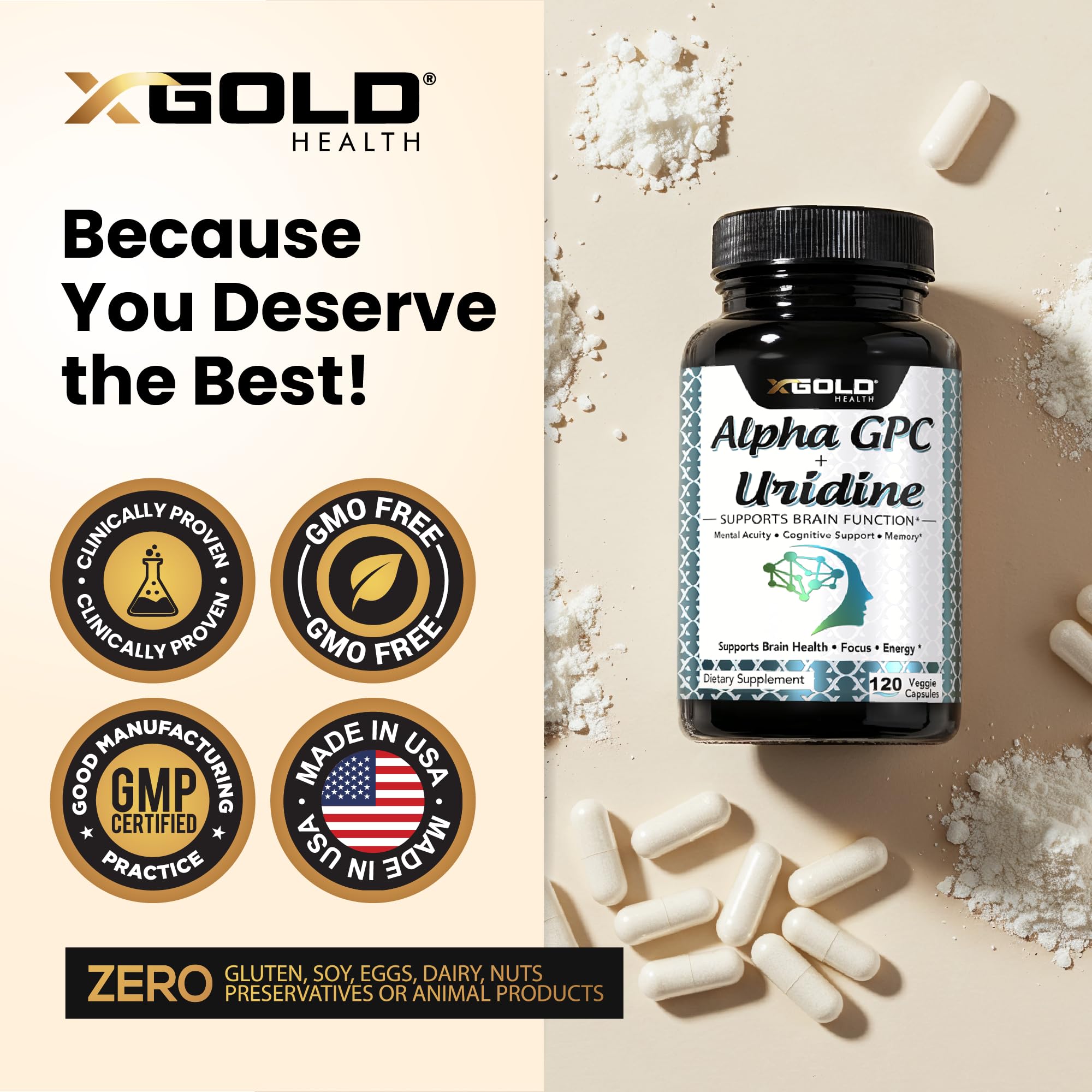 X Gold Health uso matutino en escritorio para mejorar enfoque diario