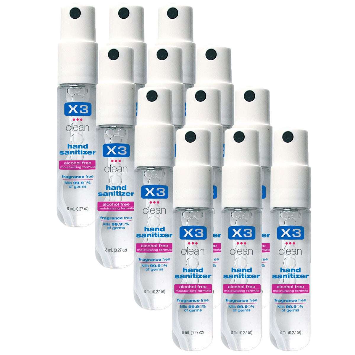 X3 Clean frente del envase mostrando diseño compacto y práctico