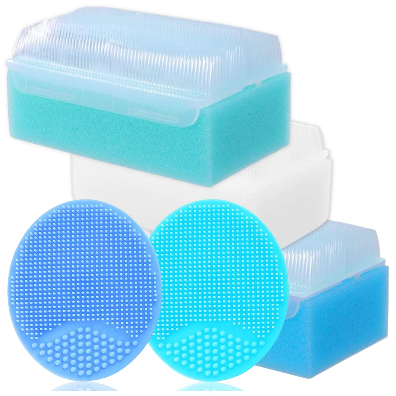 Xforto cepillo frontal mostrando cerdas suaves y diseño ergonómico
