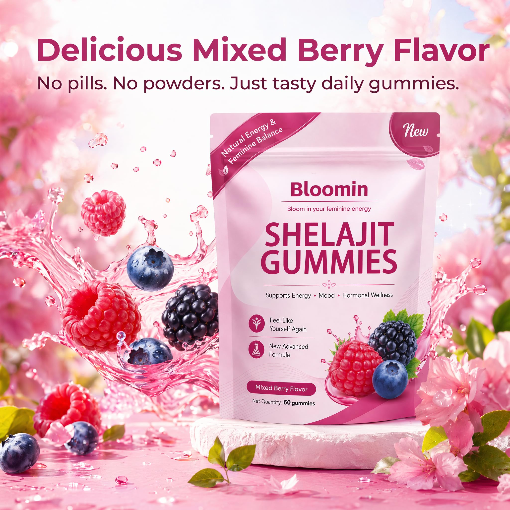 XKHZRX Bloomin gomitas en contexto de estilo de vida activo y bienestar