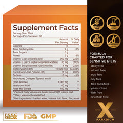 XParadigm Puritas Corpus ingredientes principales en primer plano y sus beneficios