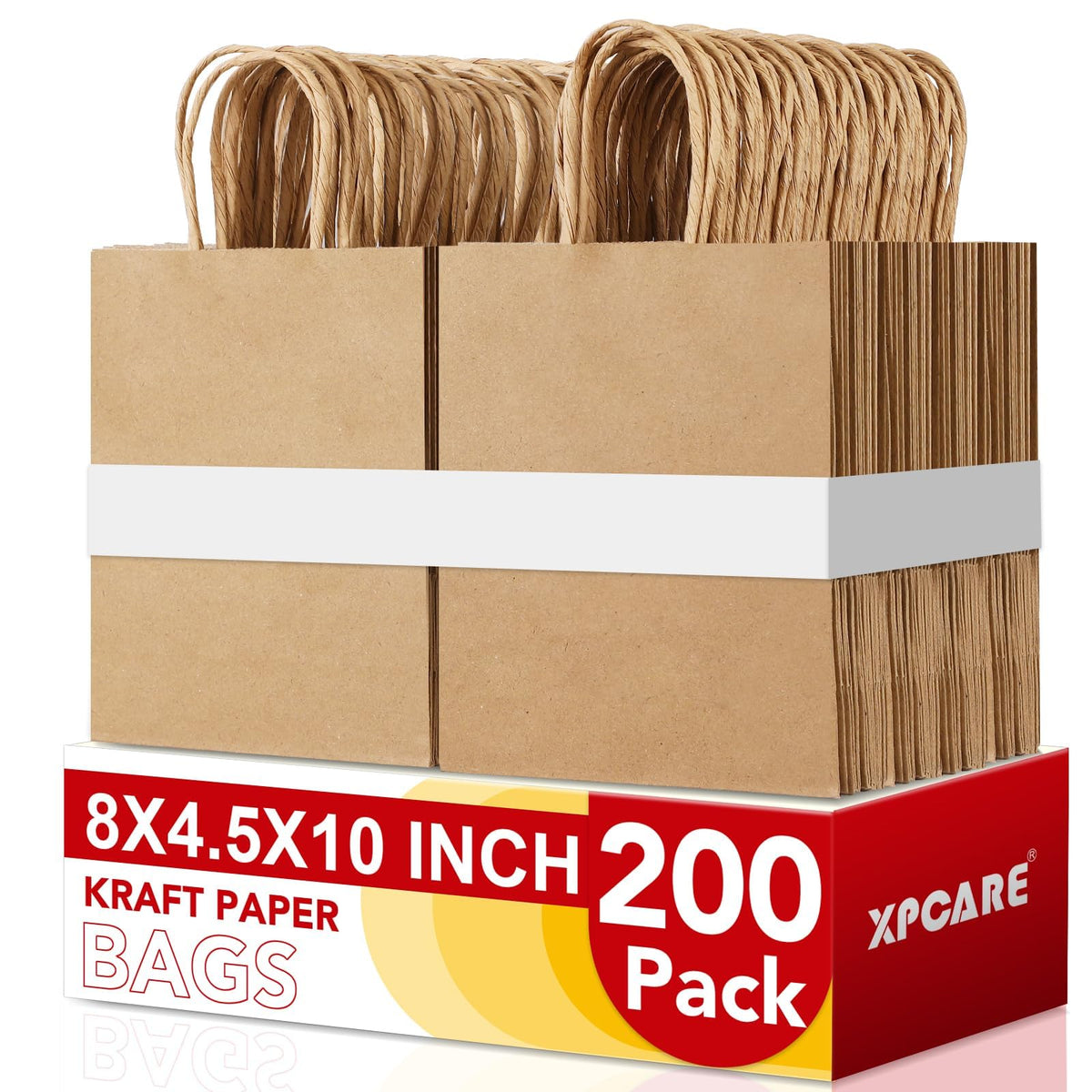 XPCARE frente del paquete mostrando 200 bolsas y presentación professional
