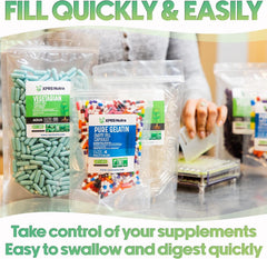 XPRS Nutra cierre click de cápsula garantizando seguridad y menor pérdida