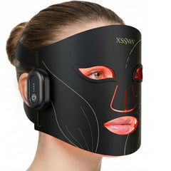 XSSNVV máscara frontal mostrando cobertura facial y facilidad de uso