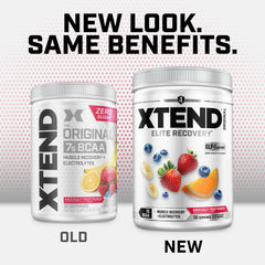 Xtend bebida en vaso durante entrenamiento para hidratación continua