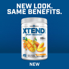 Xtend envase junto a una pesa para escala y control del tamaño