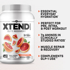 Xtend junto a una mano para comparar tamaño y porciones prácticas