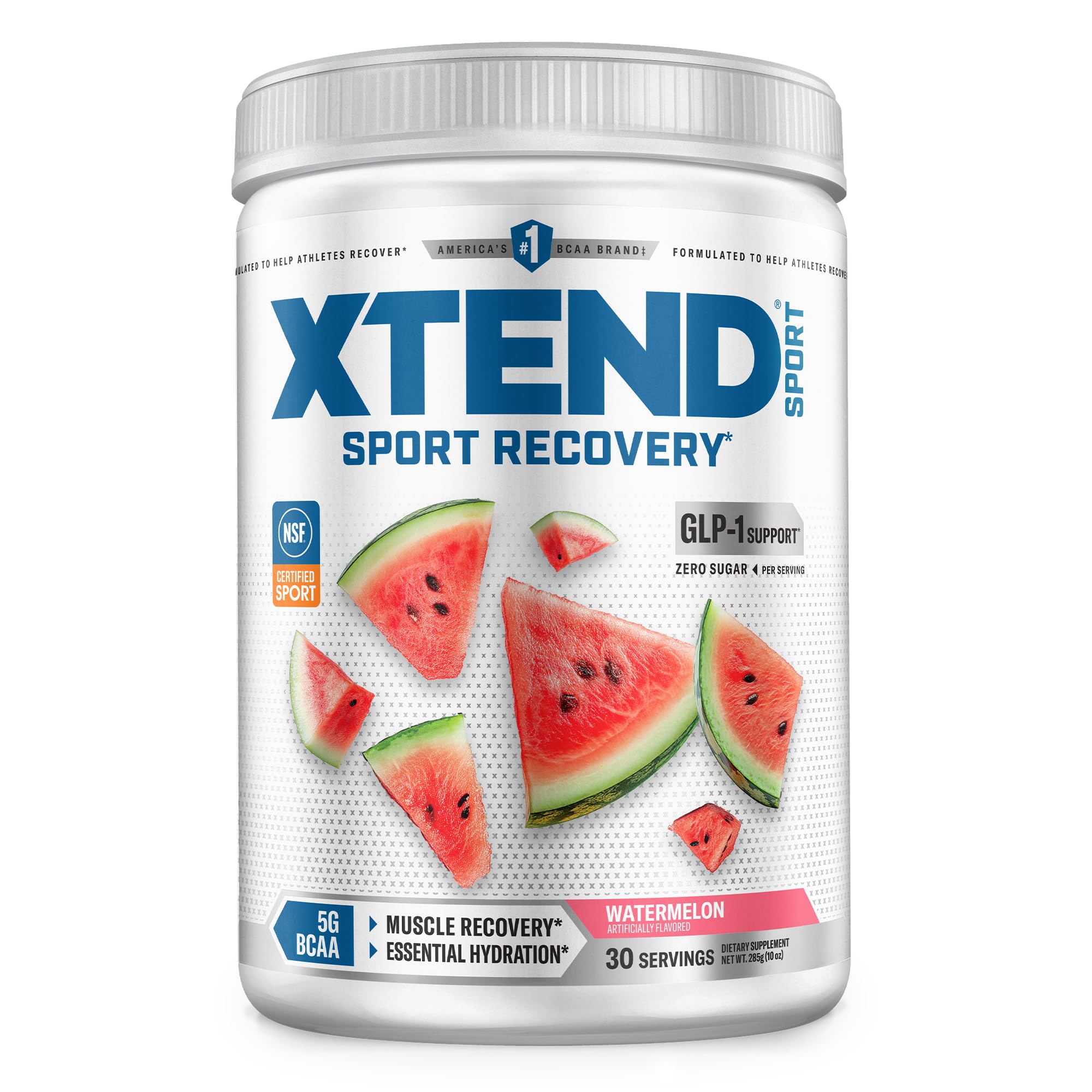 Xtend envase frontal mostrando 30 servicios y beneficios, ideal para recuperación