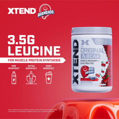 Xtend disuelto en vaso listo para beber, hidratación durante ejercicio