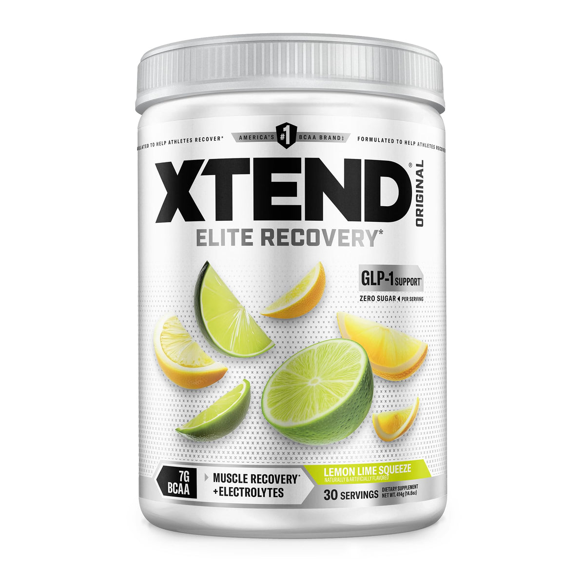 Xtend envase frontal mostrando la marca y beneficios para recuperación