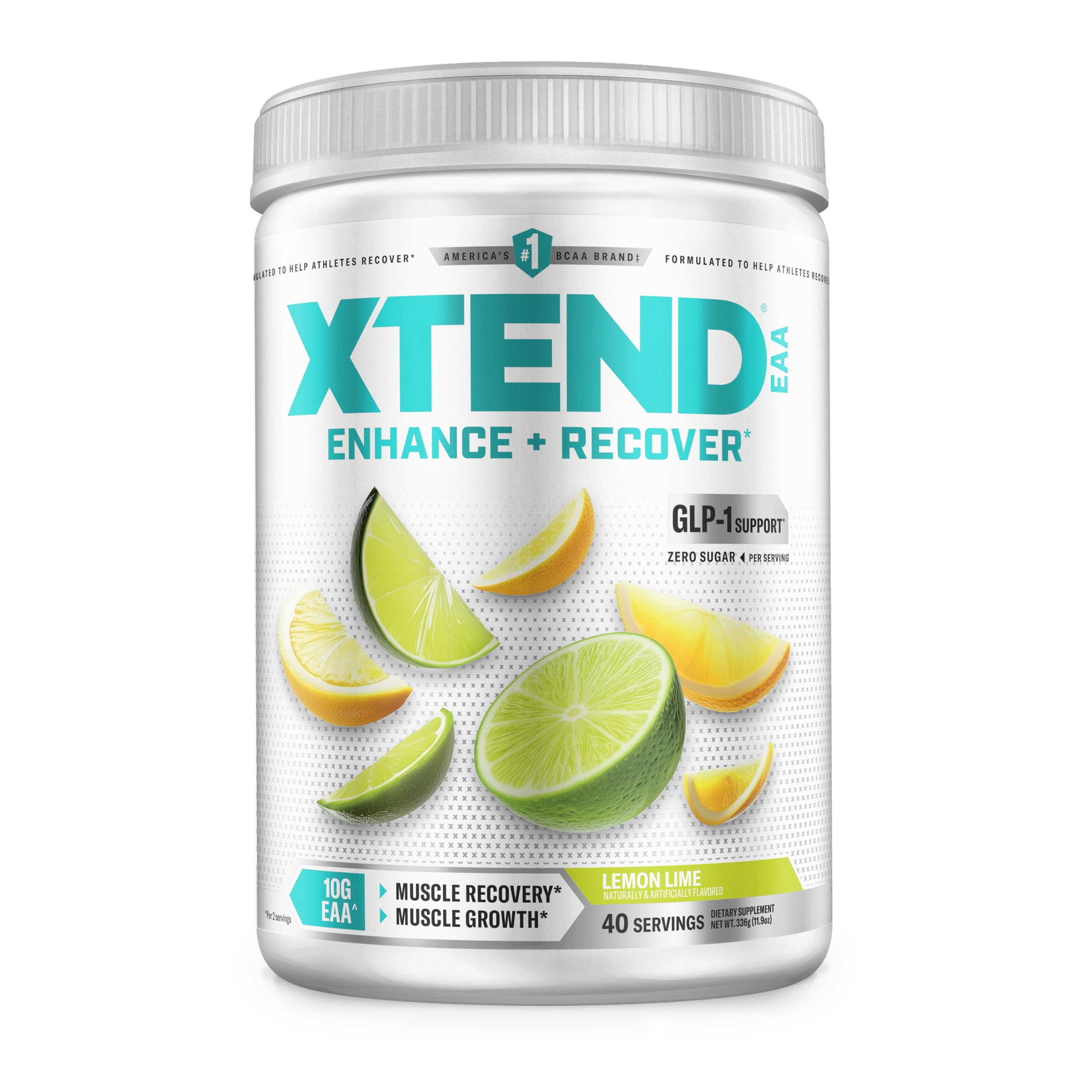 Xtend envase frontal mostrando etiqueta y beneficios para recuperación