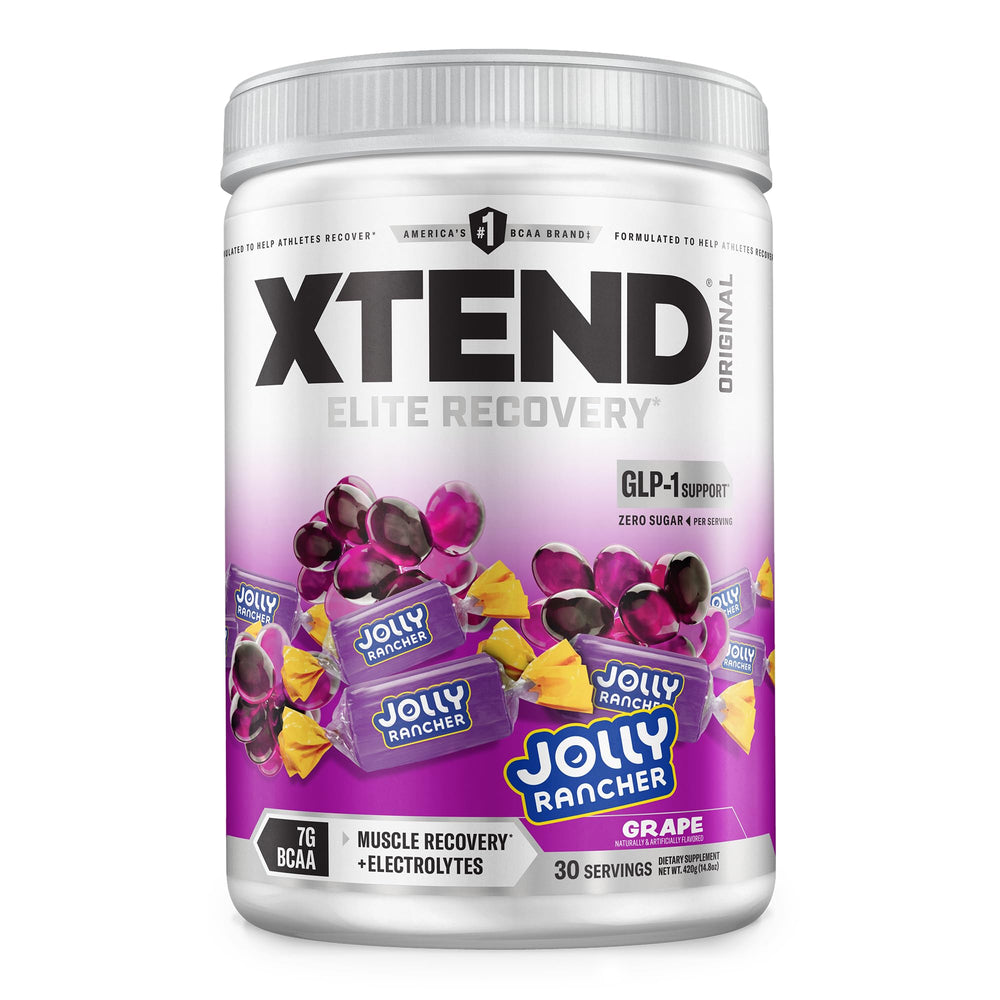 Xtend envase frontal mostrando marca y sabor, ofrece recuperación sabrosa