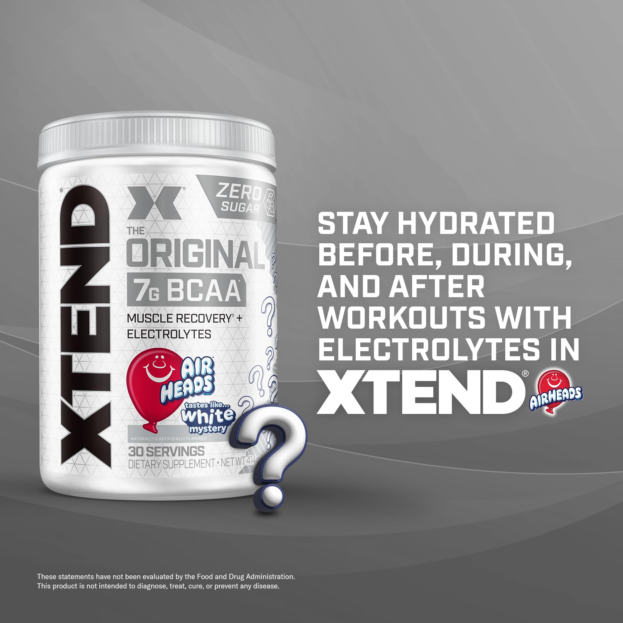 Xtend etiqueta y tabla nutricional que señala ingredientes clave
