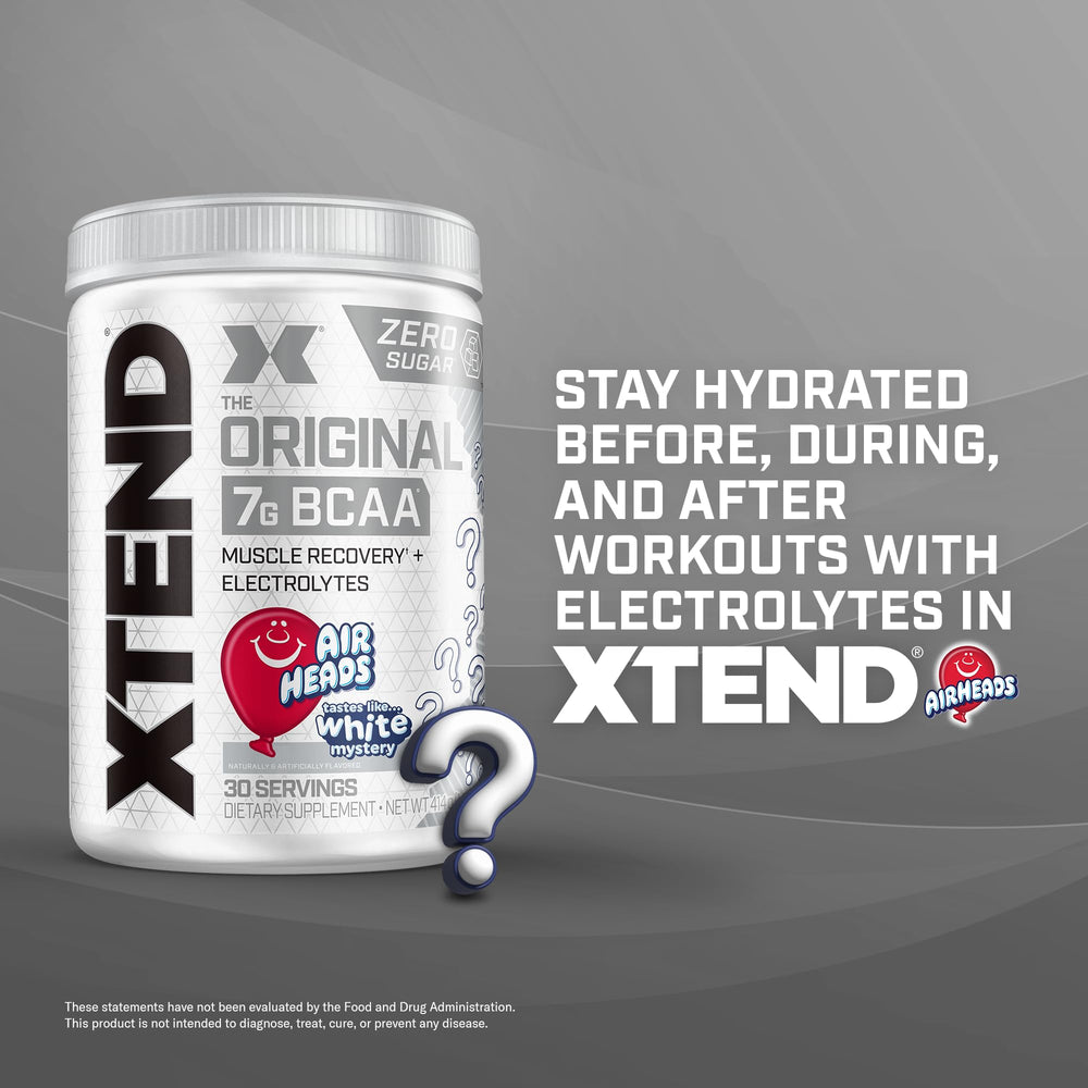 Xtend etiqueta y tabla nutricional que señala ingredientes clave