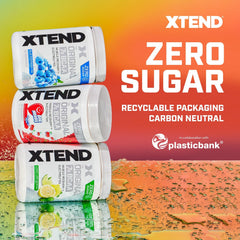 Xtend etiqueta con ingredientes mostrando BCAA, L‑Glutamina y electrolitos