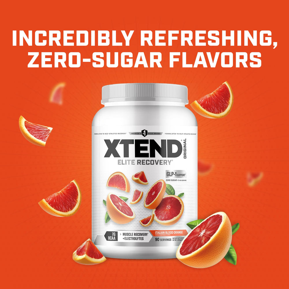Xtend etiqueta con lista de ingredientes destacando limpieza de fórmula