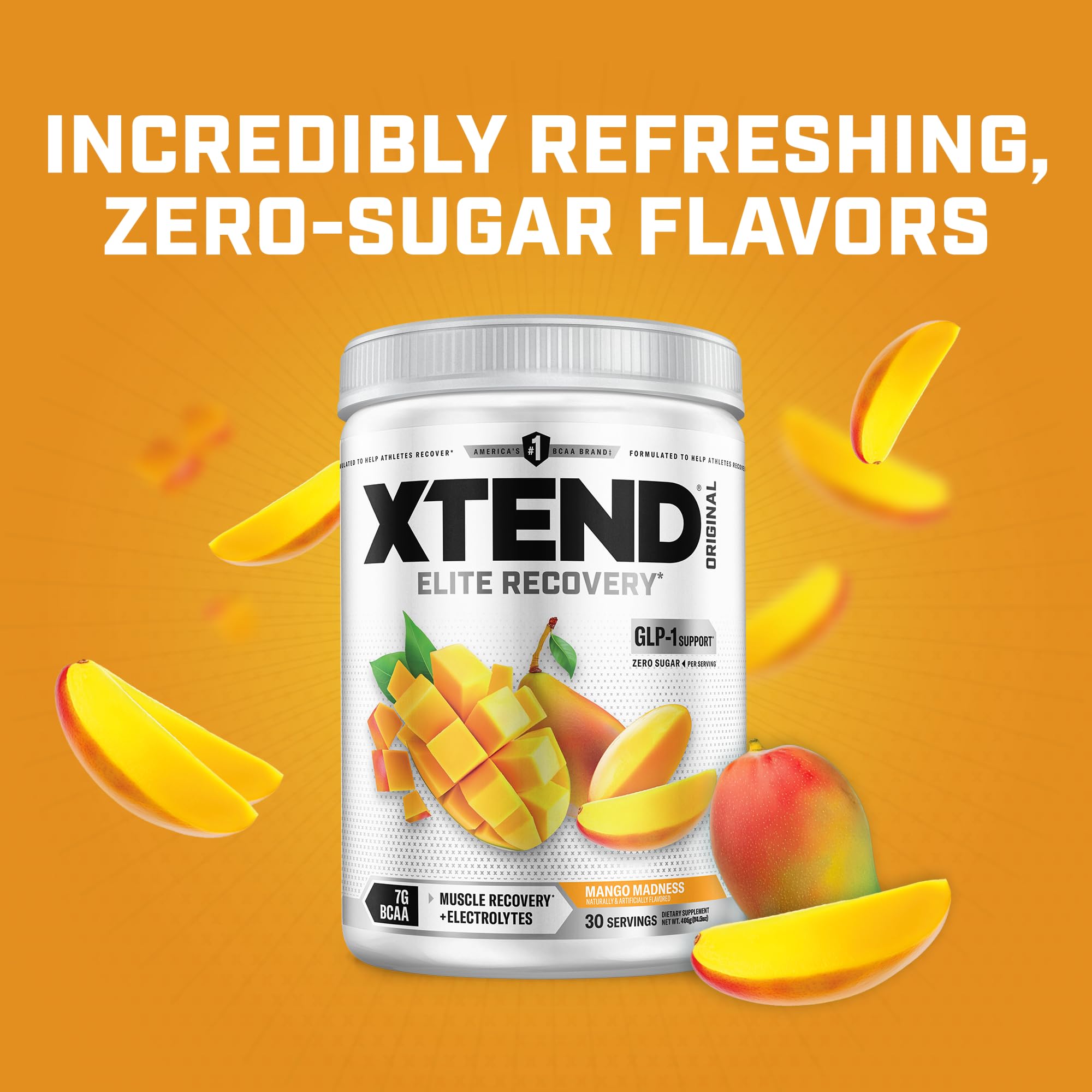 Xtend etiqueta de ingredientes que destaca certificaciones y pureza
