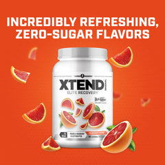 Xtend etiqueta con lista de ingredientes destacando limpieza de fórmula