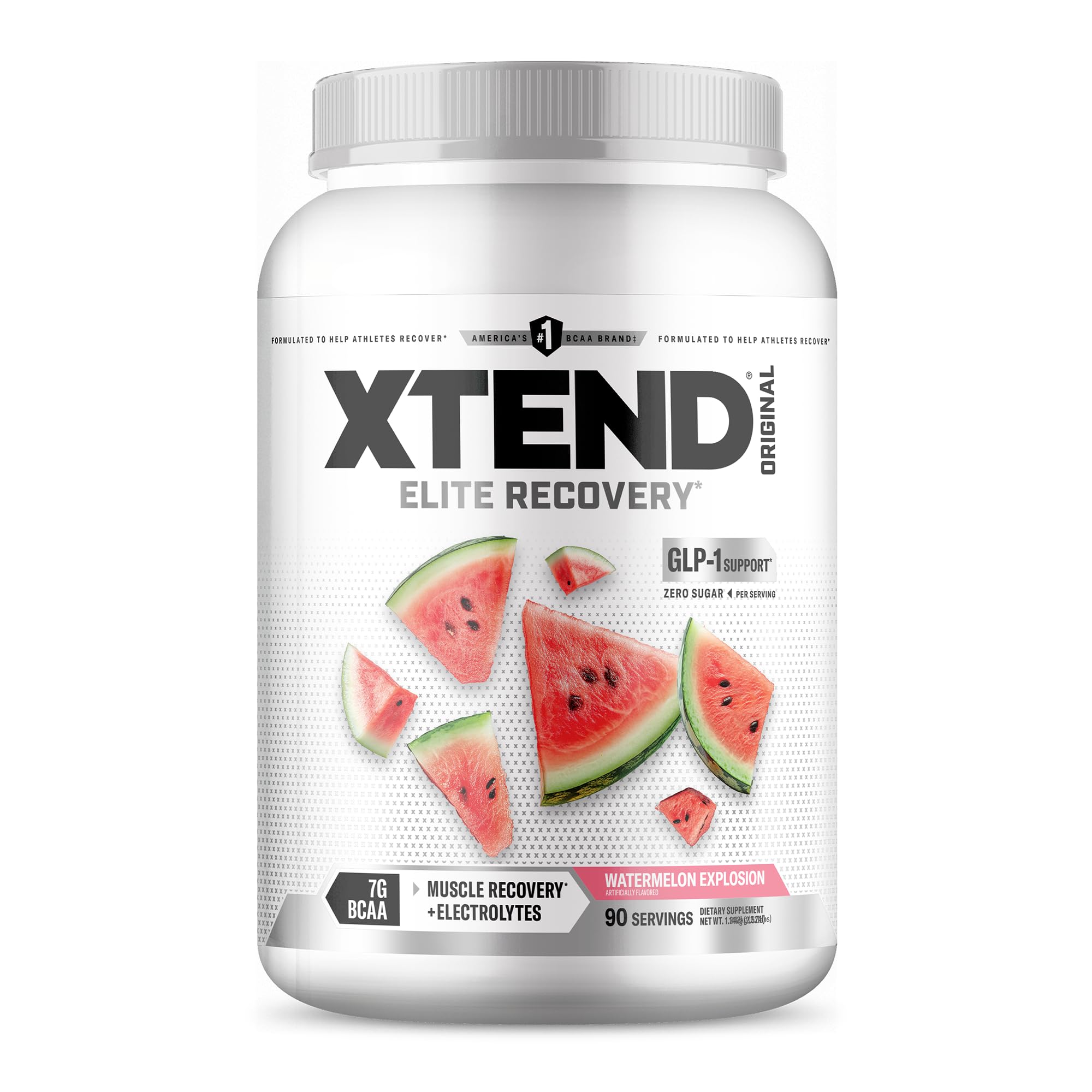 Xtend frasco Sandía Explosion mostrando diseño y 90 servicios