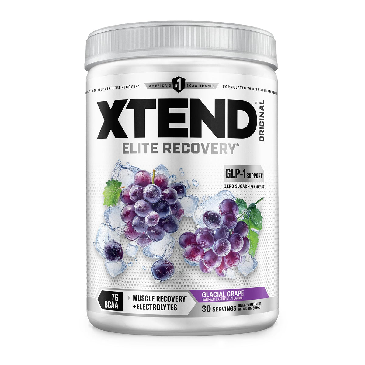 Xtend bote frontal mostrando marca y 30 servicios para recuperación