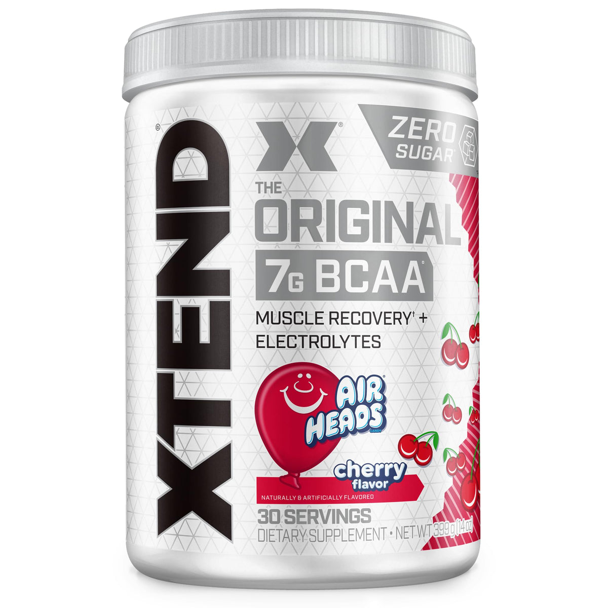 Xtend envase frontal mostrando diseño y beneficios para recuperación