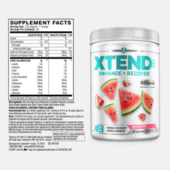 Xtend polvo textura en primer plano destacando solubilidad y pureza