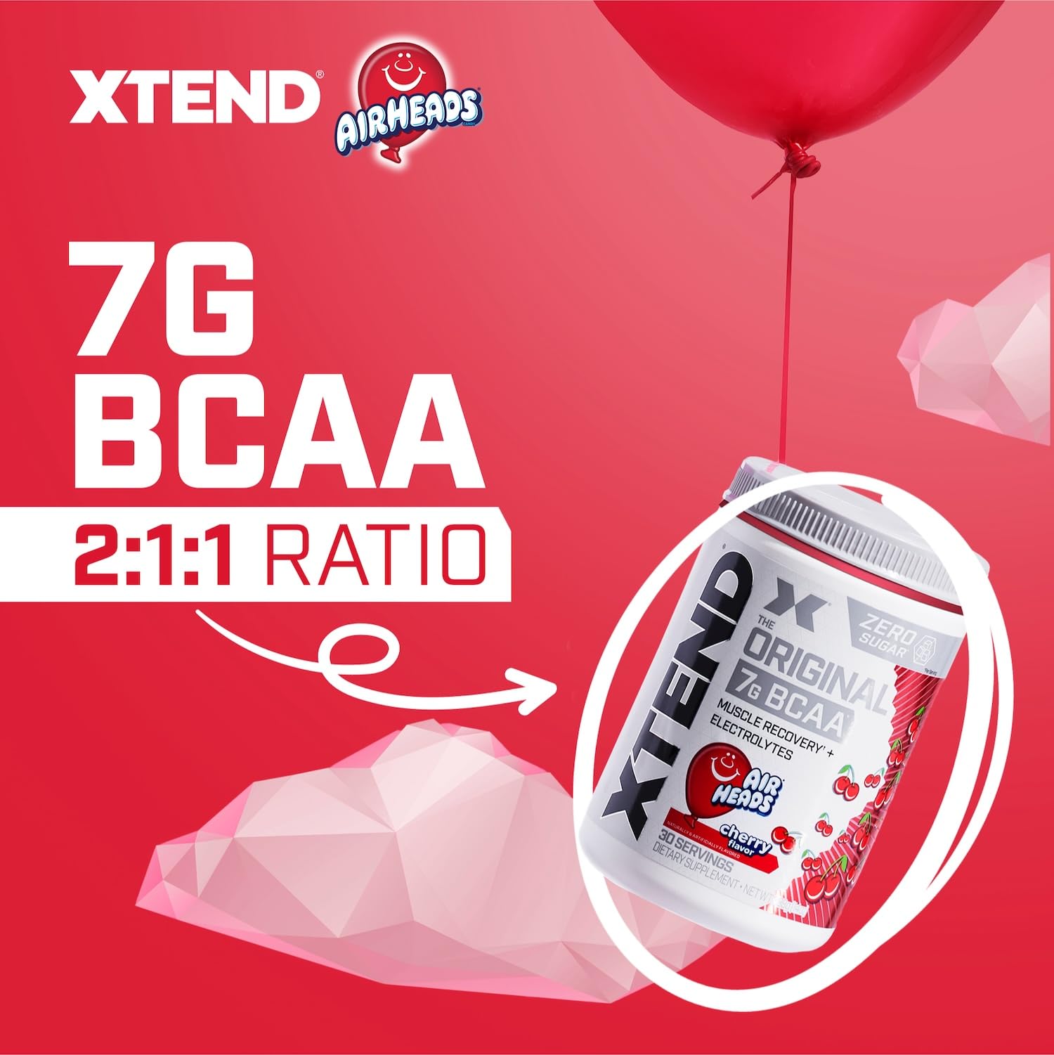 Xtend polvo textura en primer plano, mezcla fácil y sin grumos