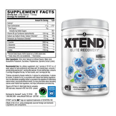 Textura del polvo Xtend en primer plano, mezcla fácil y sin grumos