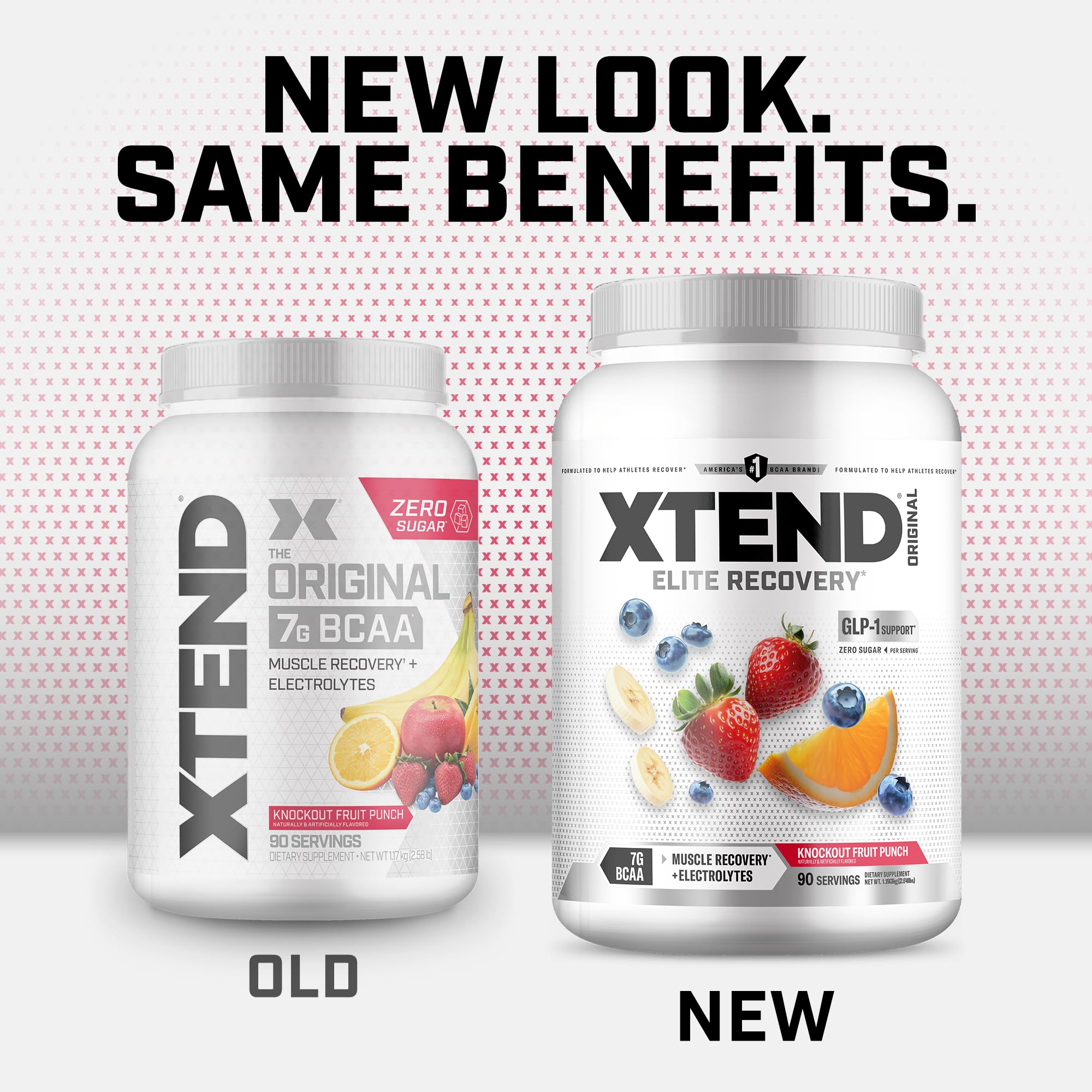 Vaso con Xtend listo para beber, hidratación y electrolitos en acción