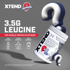 Xtend bebida preparada en vaso durante entrenamiento para hidratación
