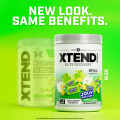 Xtend envase junto a mano para comparar tamaño y cantidad de servicios