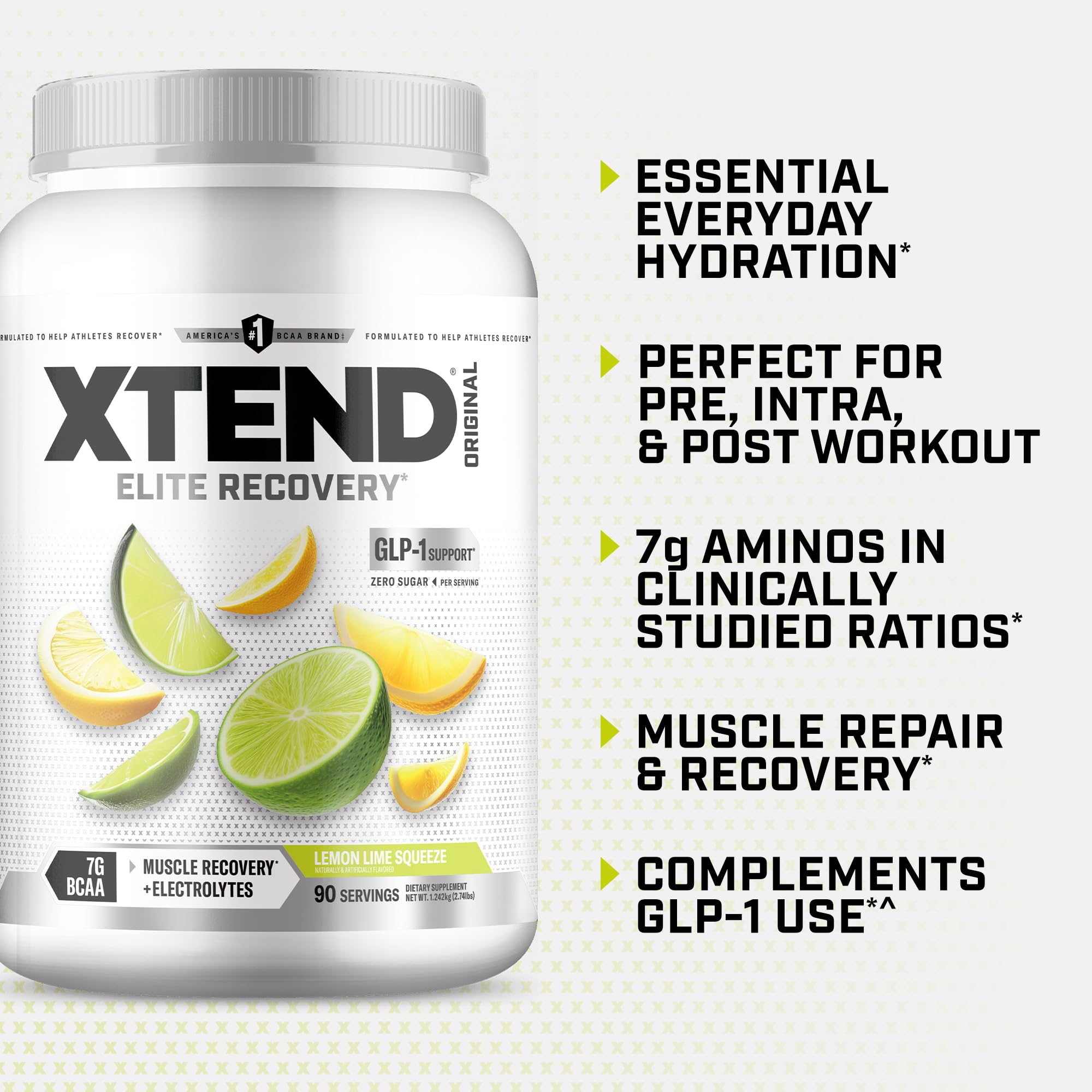 Xtend comparación de tamaño del envase útil para servicios