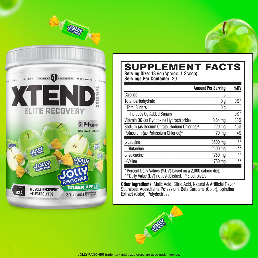 Xtend polvo textura en primer plano para mezcla rápida y solubilidad