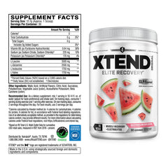 xtend polvo en cucharada textura fina lista para mezclar para rápida disolución